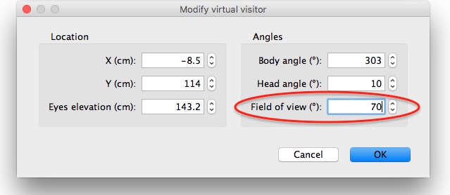 modify virtual visitor