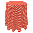 Table with tablecloth
