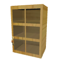 1Glass Door Cabinet