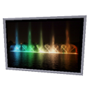 Colored Fountain Frame