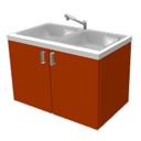 Lavello doppio 90x60