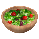 Bowl with salad