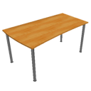 Wooden alder table
