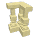 Column balustrade corner