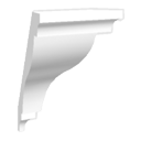 Concave corner cornice
