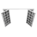 Glass Doors Opened