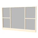 Rectangular Five Panes Window