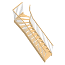 Top winder staircase