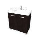 Washbasin with cabinet