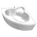 Corner bathtub