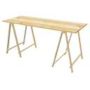 Table on trestles