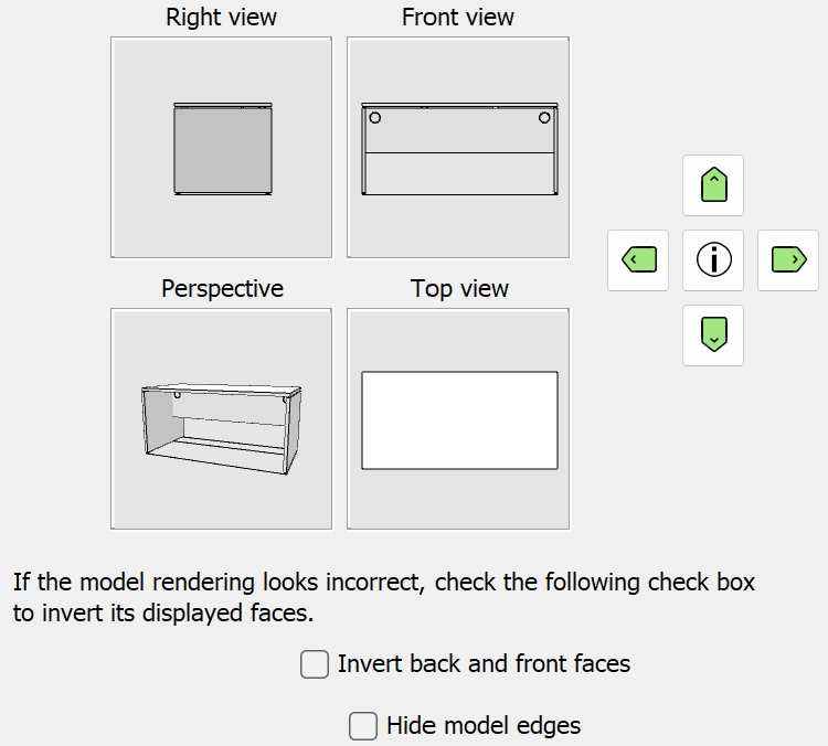 Hiding edges in imported 3D models