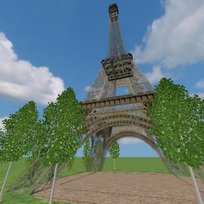 Sweet Home 3D 2.4. Eiffel Tower