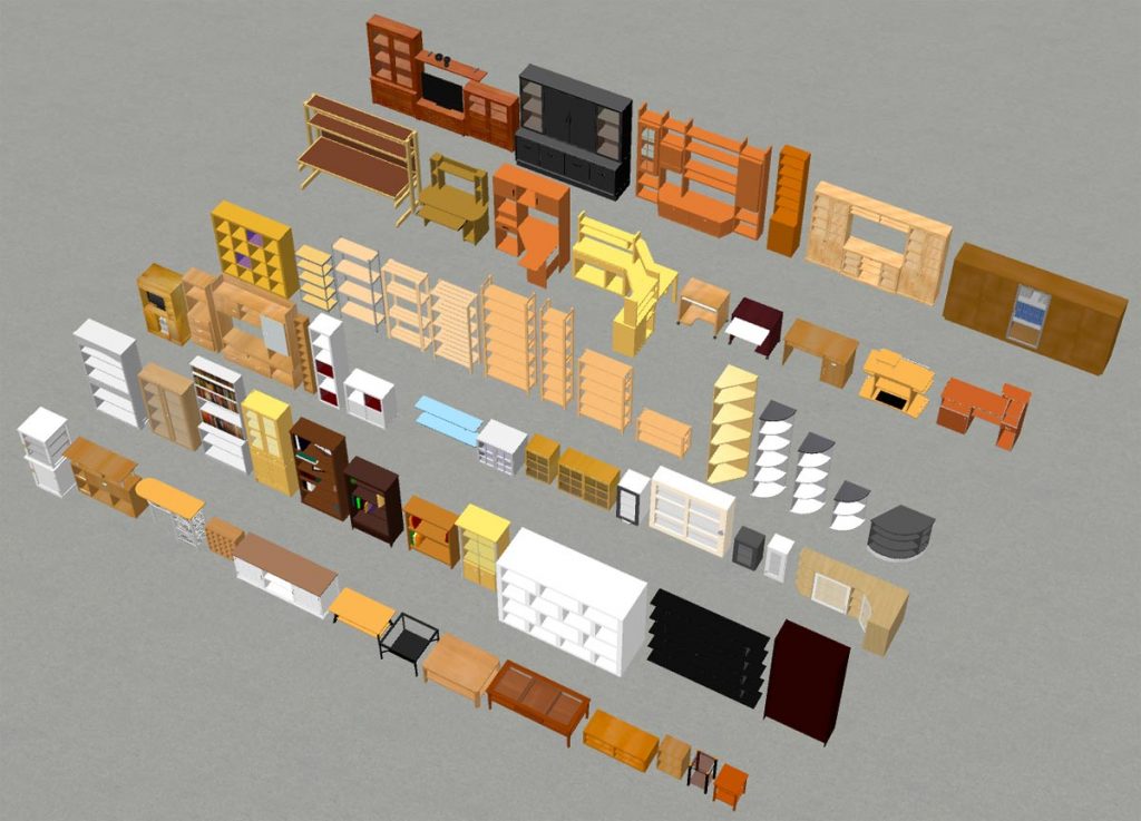 Magnetism on shelf units
