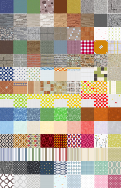 Sweet Home 3D 4.5. textures 2014