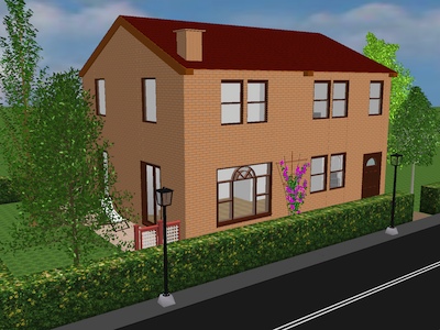 Sweet Home 3D 2.6. two levels house