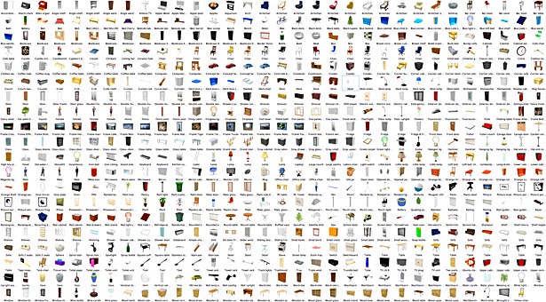 Sweet Home 3D 3.6 Portable. furniture catalog