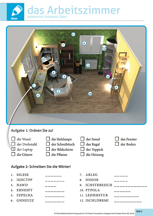 Das Arbeitszimmer by Viola Mathias