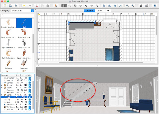 customize staircase rail