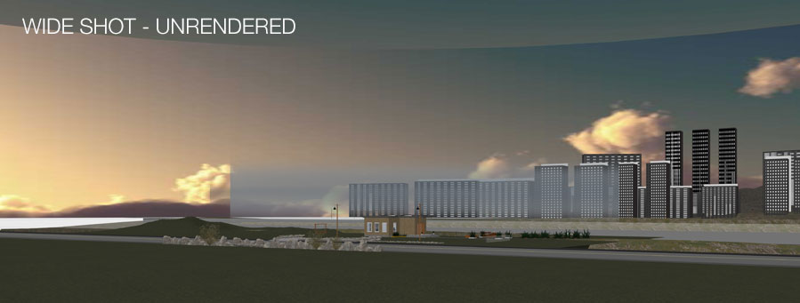 wide shot unrendered