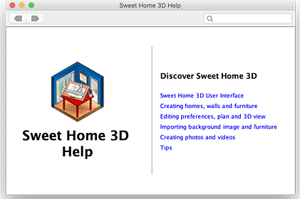 Sweet Home 3D 帮助